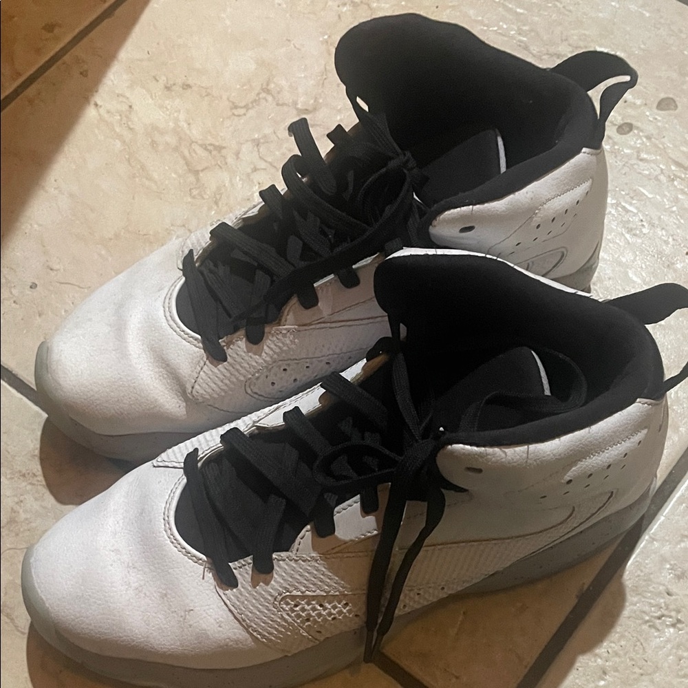 Jordan White and Black Sneakers